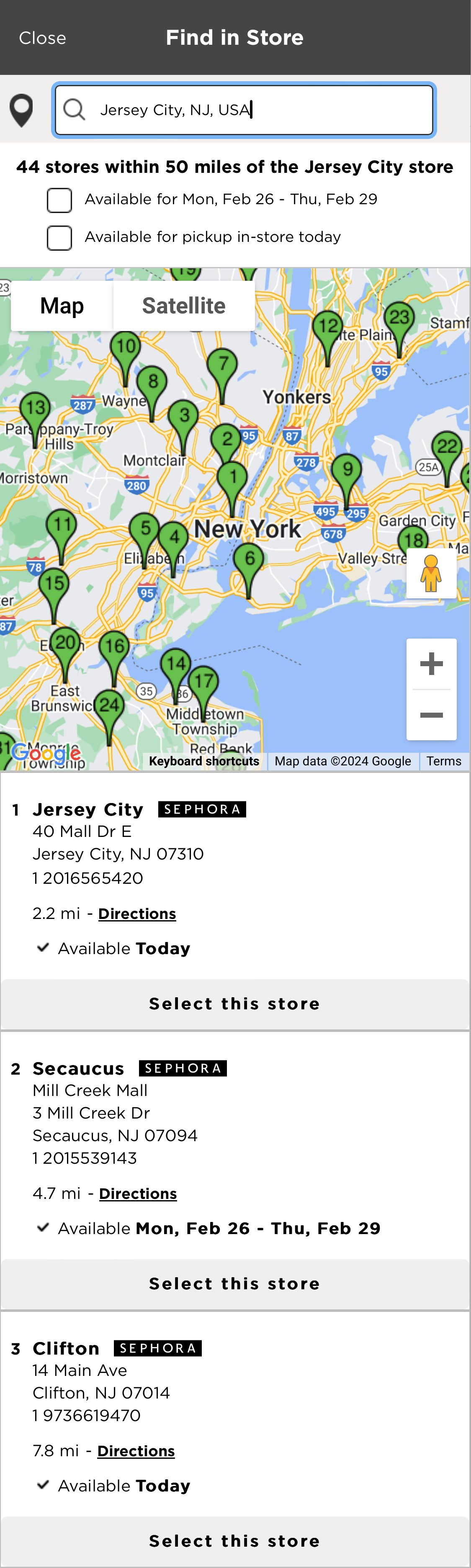 Kohl’s Mobile Store Pickup 39 of 159 Store Pickup Examples Baymard